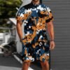 Men's one piece jumpsuit Short sleeved jumpsuit - Image 2