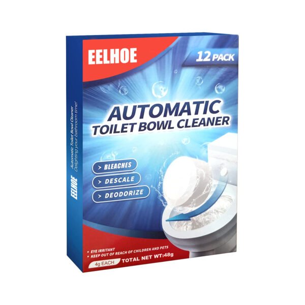 EELHOE Toilet Cleaning Effervescent Tablet, Toilet Toilet Descaling, Decontamination, Deodorization, Multi-Effect To Remove Smell And Fresh