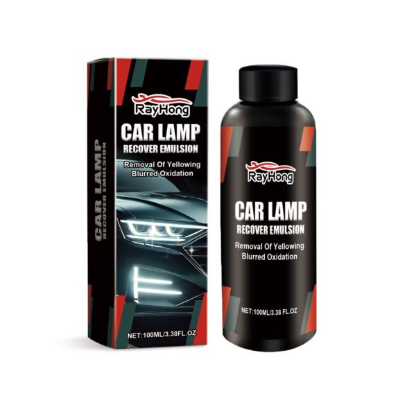 Rayhong Car Headlight Repair And Polishing Paste (100ml) Car Headlight Decontamination, Dust-Proofing, Scratch Refurbishment, And Car Paint Care Agent